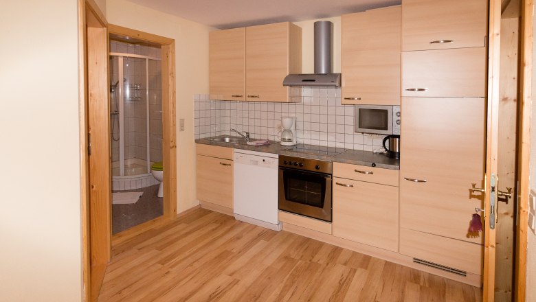 Küche in der Ferienwohnung, © Sabine Preißl Küche in der Ferienwohnung, © Sabine Preißl