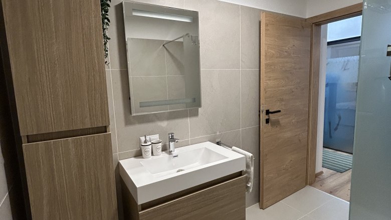 Badezimmer, © Waldzauber Hirschenwies Badezimmer, © Waldzauber Hirschenwies