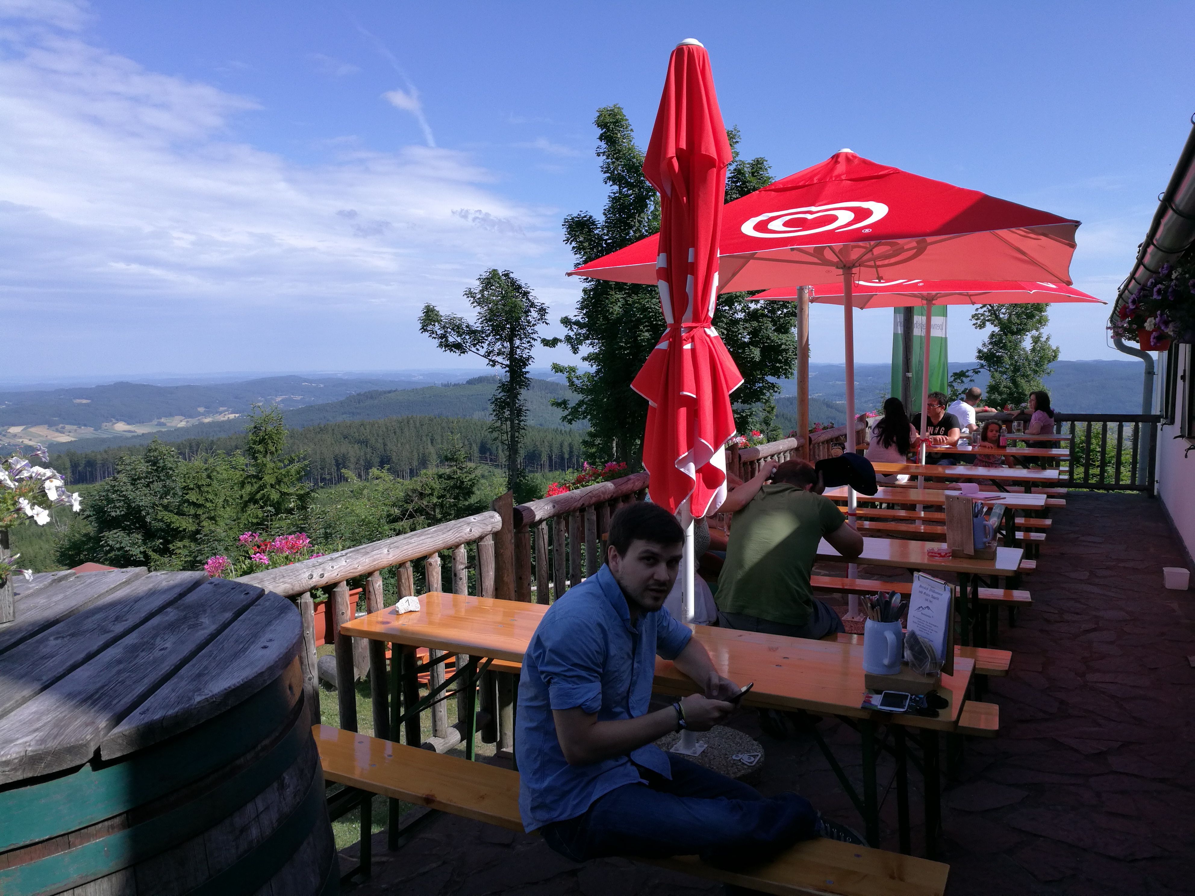 Terrasse Nebelsteinhütte