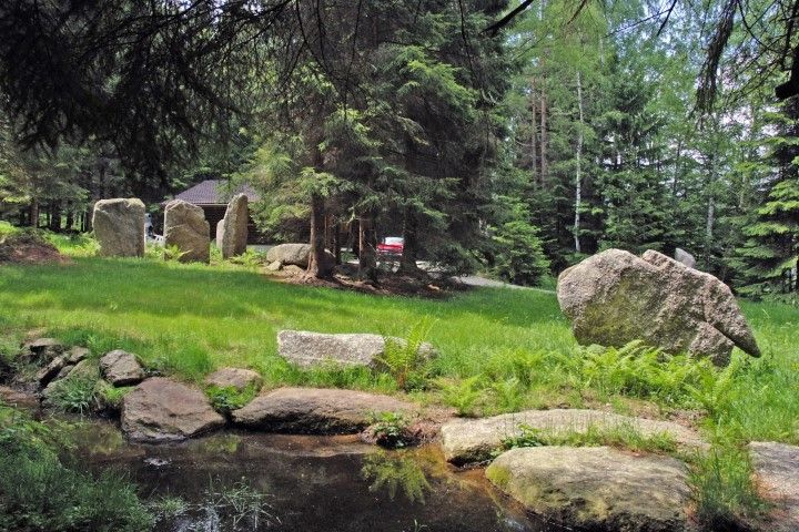 Garten mit Teich