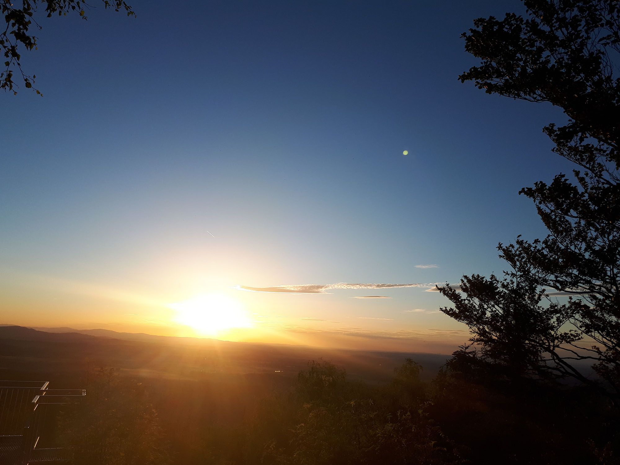 Sonnenuntergang am Mandelstein