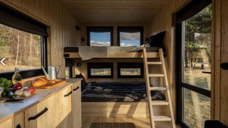 Tiny Haus am Bio Retreat Hof von innen, &copy; Familie Klein