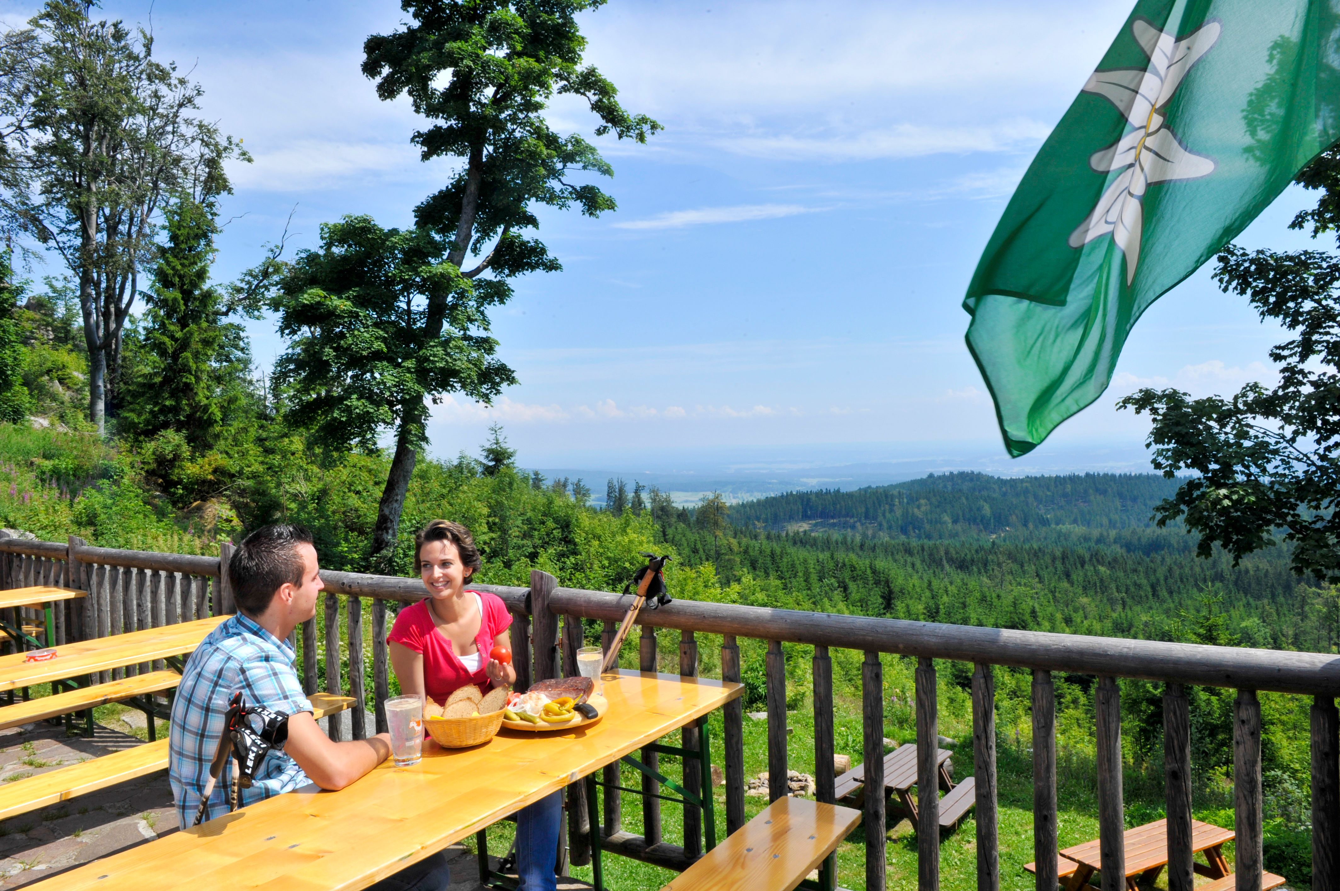Terrasse Nebelsteinhütte