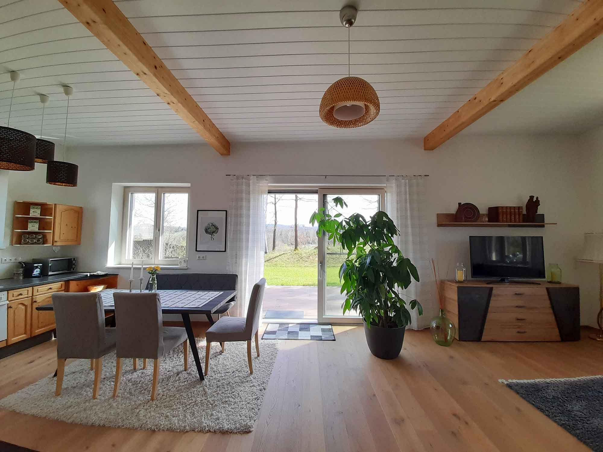 Richtung Garten