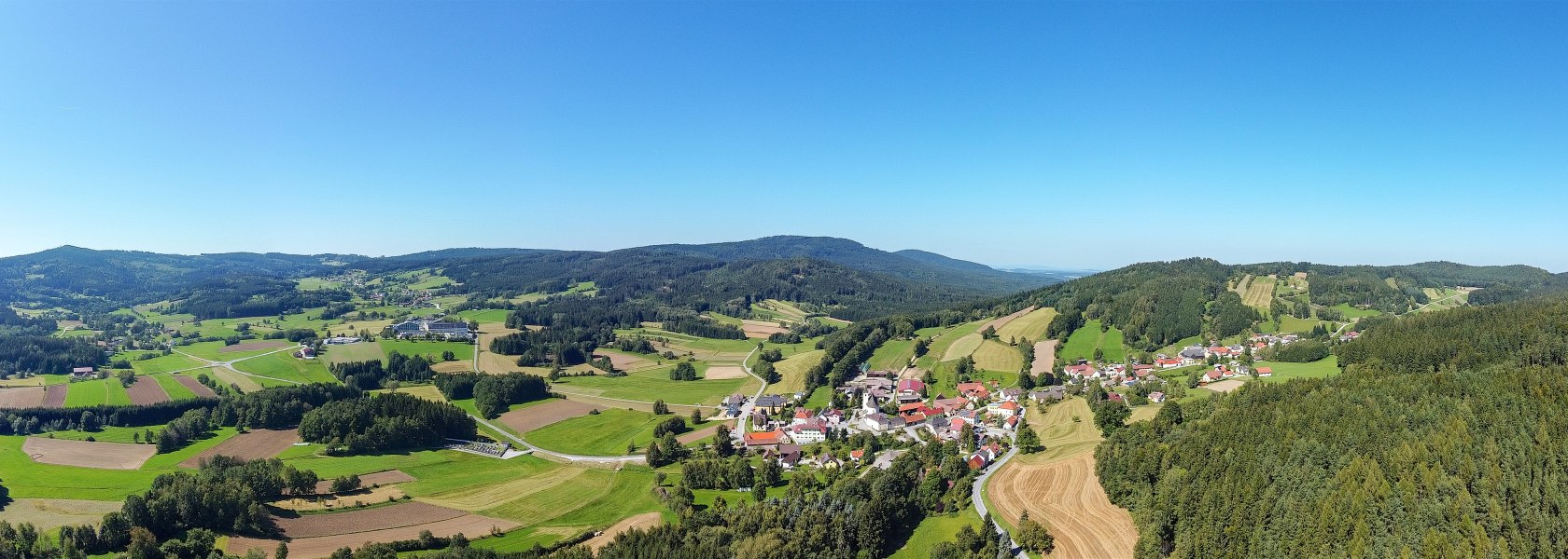 Moorbad Harbach von oben, © Foto Freitag