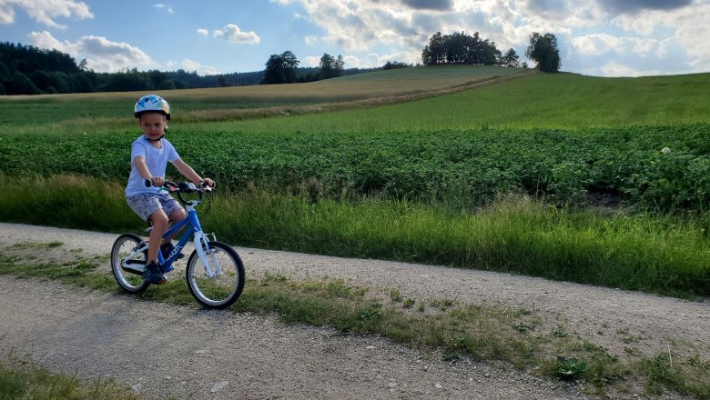 Weg hinterm Bauernhof - ideal zum Fahrradfahren und Spazieren gehen, &copy; Anderlhof