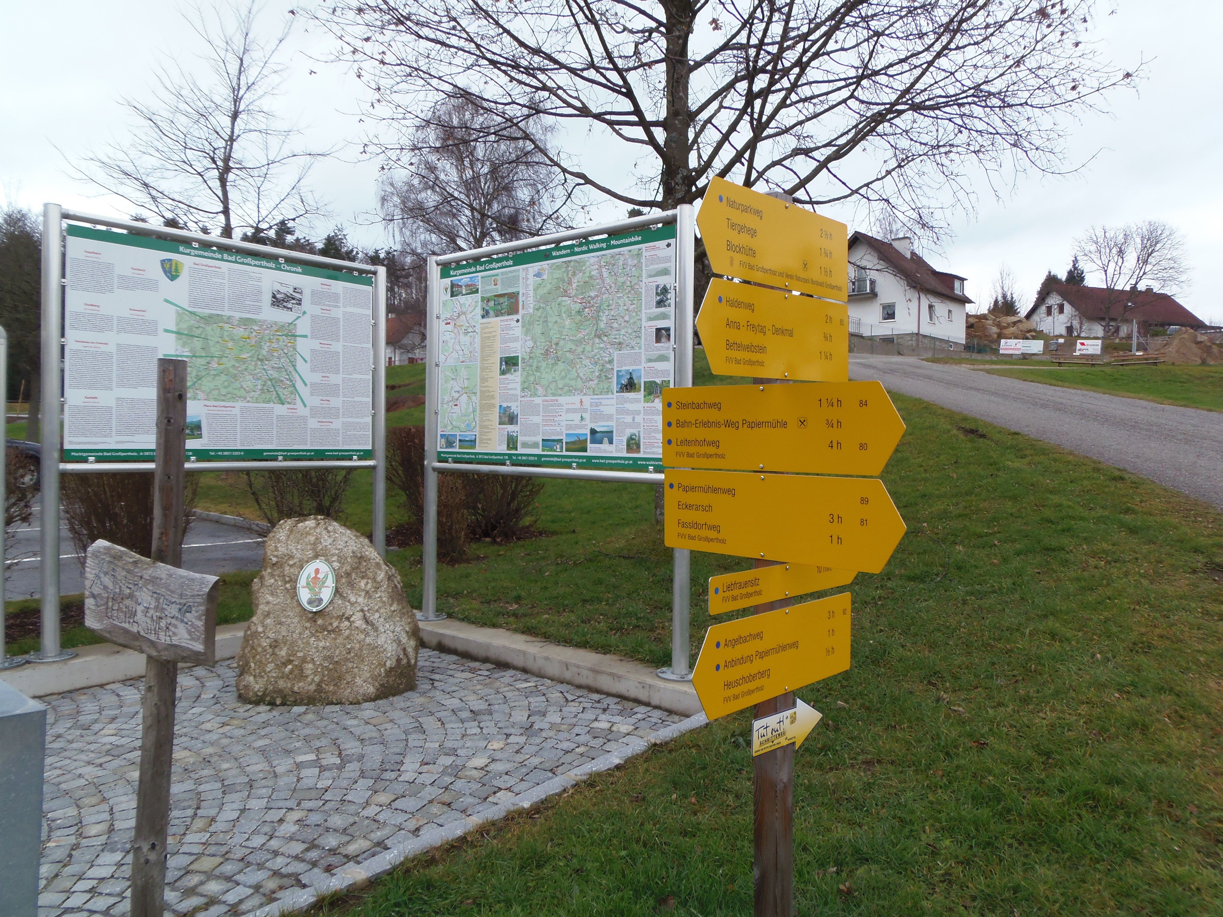 127 km markierte Wanderwege