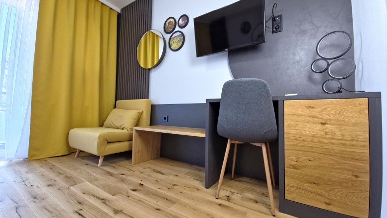 Modernes "Wohlfühl-Zimmer", © Julian Weber, Café Pension Kristall