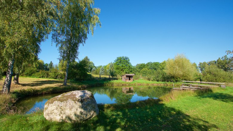 Fischteich, &copy; Ferienhaus Angel, Fotograf Heidi Angel