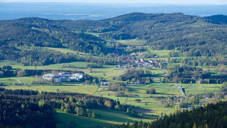 Blick nach Harbach vom Nebelstein, © Foto Freitag