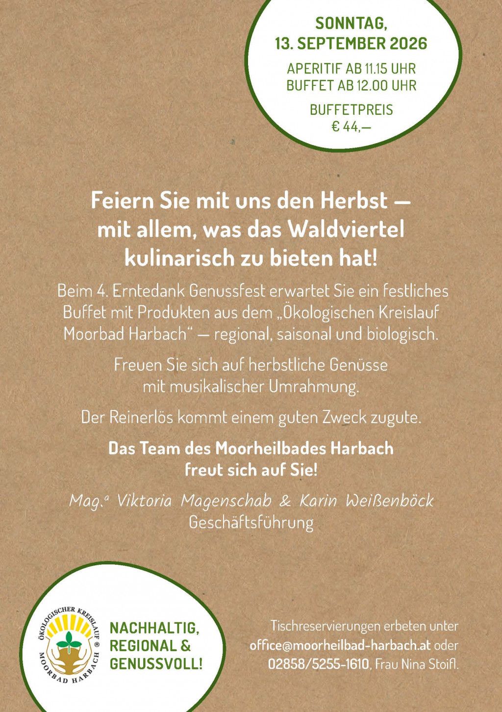 Einladung Erntedank Genussfest Seite 2